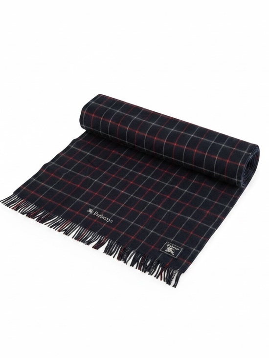 Burberry Accessories - Burberrys ✨ New Wool Shawl / Blanket with Red Windowpane